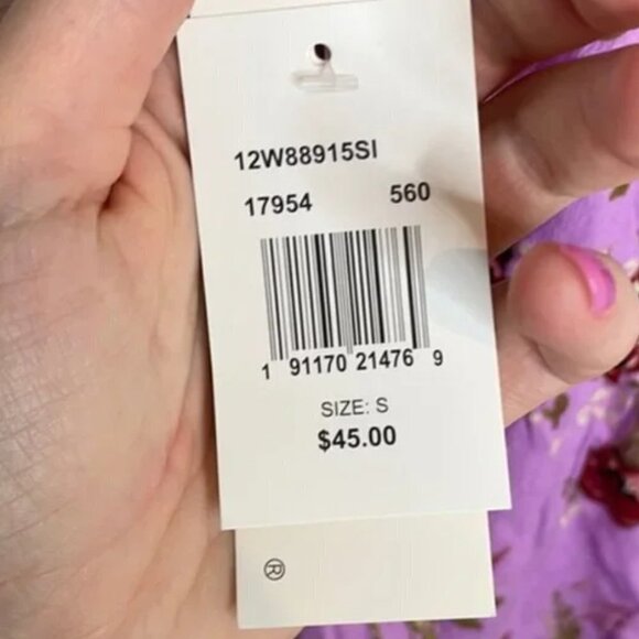 NWT ROW A Femme Flounce Sleeve Top - Picture 9 of 12